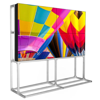 1.7mm 광고를 위한 좁은 날의 사면 스크린 4k 55인치 LCD 접합 스크린