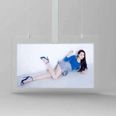 투명한 LCD 스크린 55인치 OLED 양면 디지털 디스플레이를 거는 700 Nits