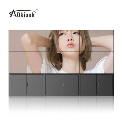 46인치 LG 2x2 LCD 영상 벽 전시 FHD 해결책 133mm 간격