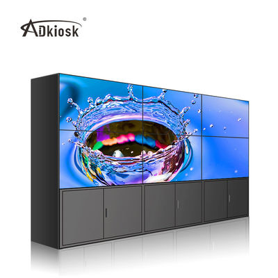 3.5mm 사면을 가진 LG 2x2 LCD 영상 벽 전시 FHD 49인치 16.7m 색깔