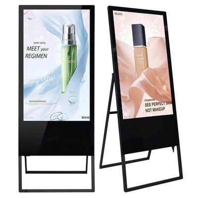 220V 16:09 LCD 광고판 16.7M 컬러 터치스크린 토템 디지털 간판