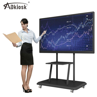 65인치 적외선 대화형 전자 화이트보드 4k LCD 디지털 슈퍼 클리어
