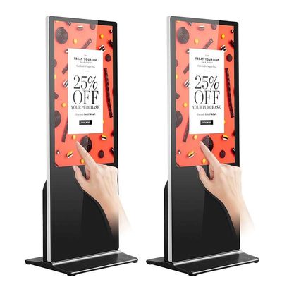 4k 해상도 LCD 상호 작용하는 터치스크린 간이 건축물 감시자 i3 i5 CPU PC OS 65인치