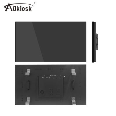 2k 4k 벽 LCD 디스플레이 화면 1.8mm 사면 2x3 FHD 해상도 49인치