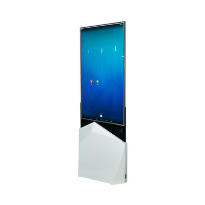 43인치 55인치 고화질 LCD 투명박형 양면 플로어 스탠딩 디지털 사이니지