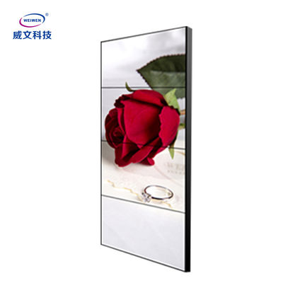 1.8mm 날의 사면을 가진 실내 LG LCD 영상 벽 전시 접합 스크린 55Inch