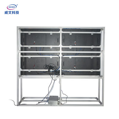 디지털 방식으로 Signage 3.5mm 간격을 광고하는 지면 서 있는 LCD 접합 스크린 55 인치