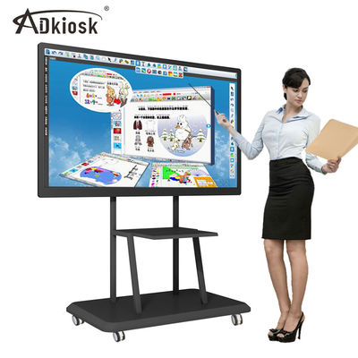 RJ45 사업을 위한 영사기 터치스크린 상호 작용하는 화이트보드 USB3.0 없음