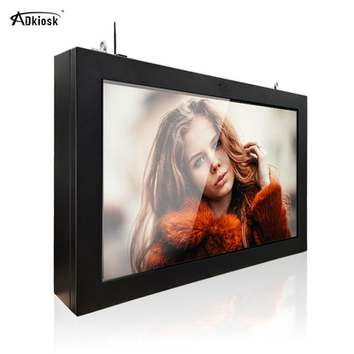 Ip65 방수 옥외 디지털 방식으로 Signage CMS WIFI 2000cd/m2 광고