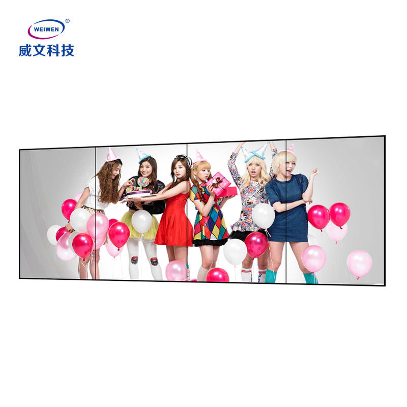 1.8mm 날의 사면을 가진 실내 LG LCD 영상 벽 전시 접합 스크린 55Inch