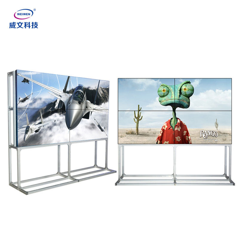 디지털 방식으로 Signage 3.5mm 간격을 광고하는 지면 서 있는 LCD 접합 스크린 55 인치