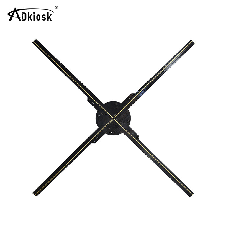 150도 시야각 3D 홀로그램 팬 디스플레이 디지털 간판 발광 다이오드 표시 팬 85cm